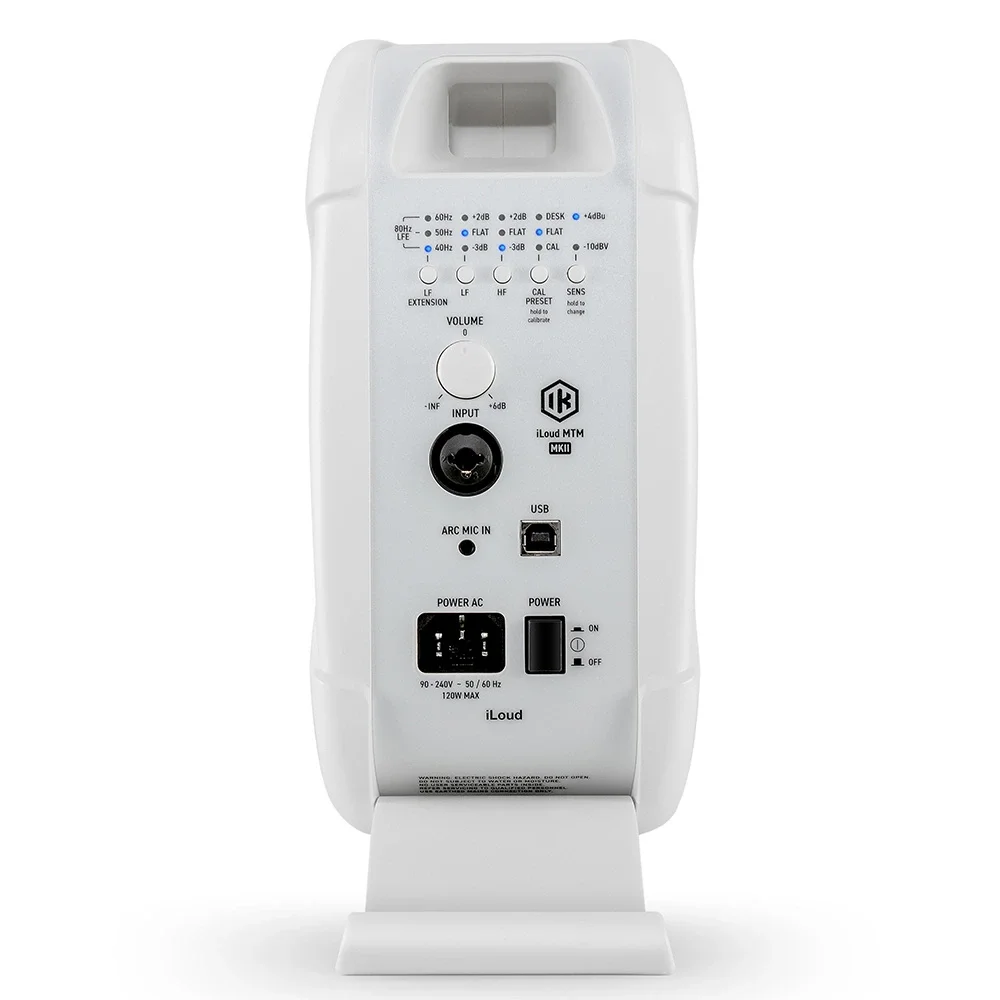 IK Multimedia IP-ILOUD-MTMWMKII2X-IN iLoud MTM MKII Pair Beyaz Stüdyo Monitör Seti Çift (ARC Mikrofonu Dahil)