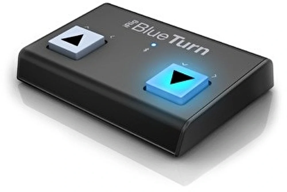 IK Multimedia iRig BlueTurn Işıklı Bluetooth Sayfa Değiştirme / Kaydırma Cihazı (iOS, Android&amp; Mac)