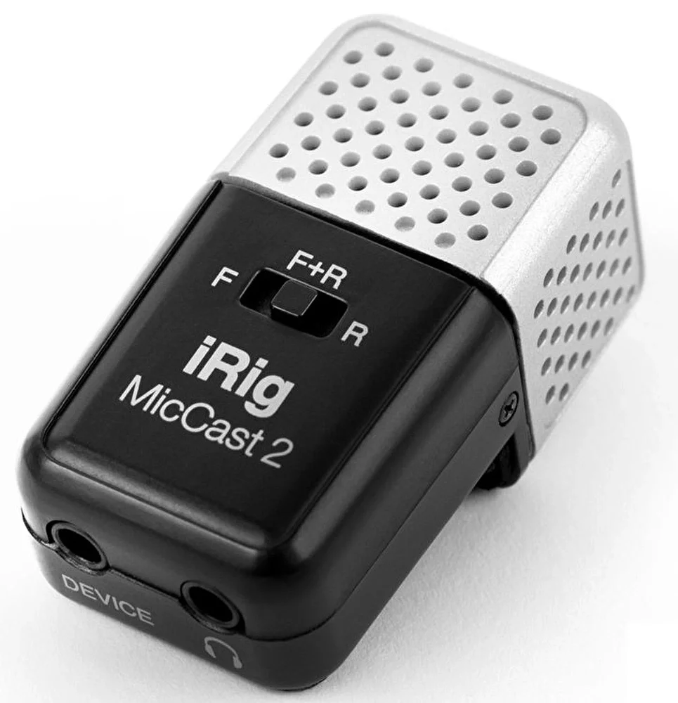 IK Multimedia iRig Mic Cast 2 Ultra-Kompakt Mikrofon (iOS&amp; Android)