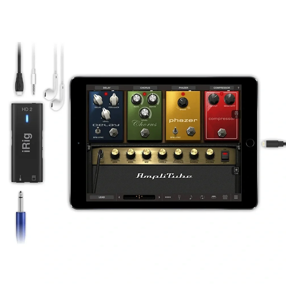 IK MULTIMEDIA HD2 Gitar&amp; Bas Gitar Ses Kartı(iOS&amp; Mac)
