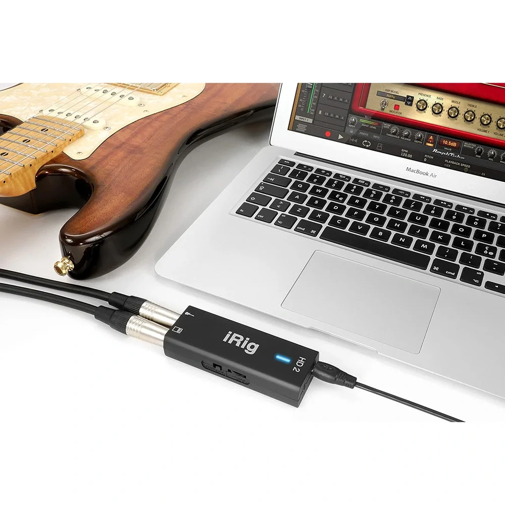 IK MULTIMEDIA HD2 Gitar&amp; Bas Gitar Ses Kartı(iOS&amp; Mac)