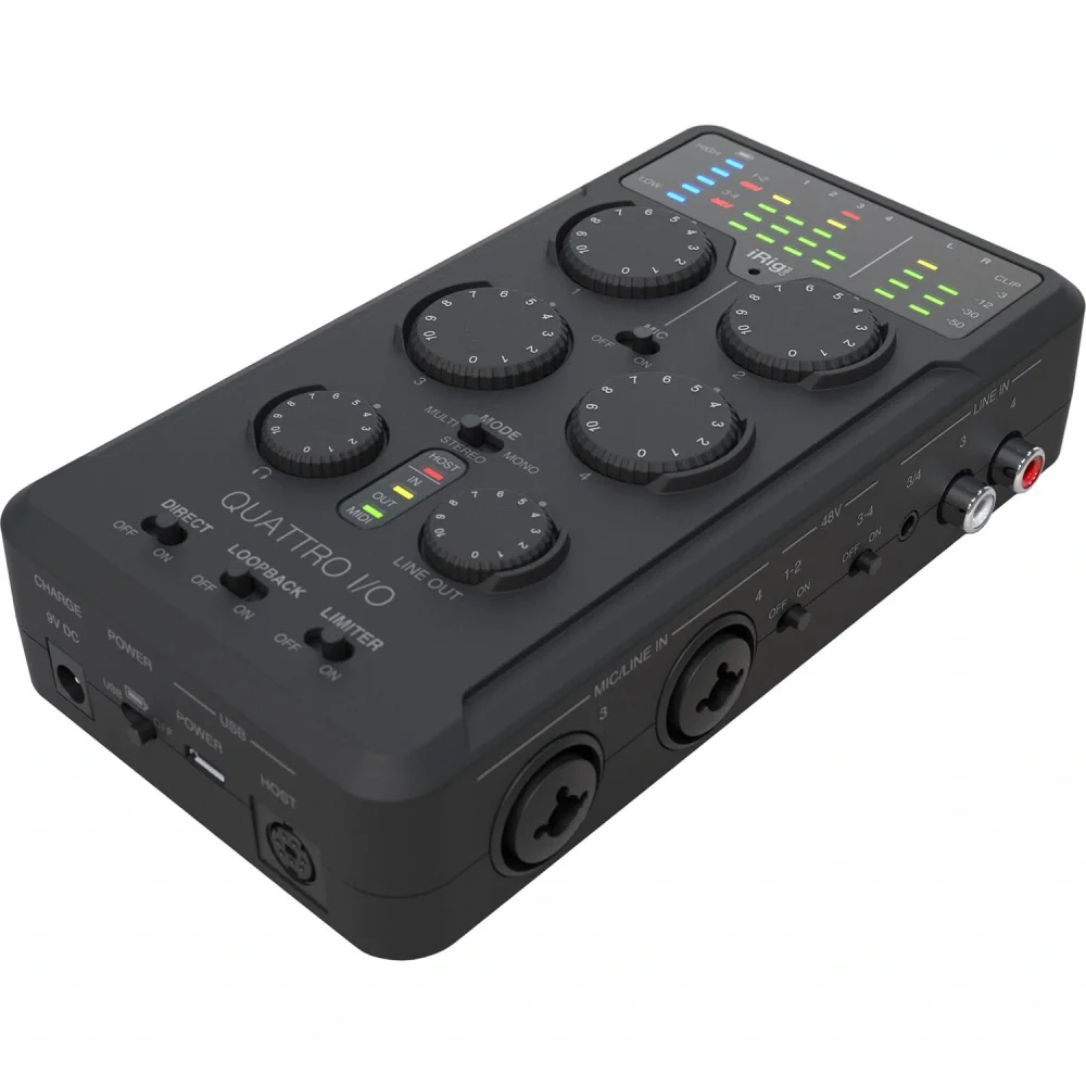 IK Multimedia iRig Pro Quattro I/O Kayıt Mikseri