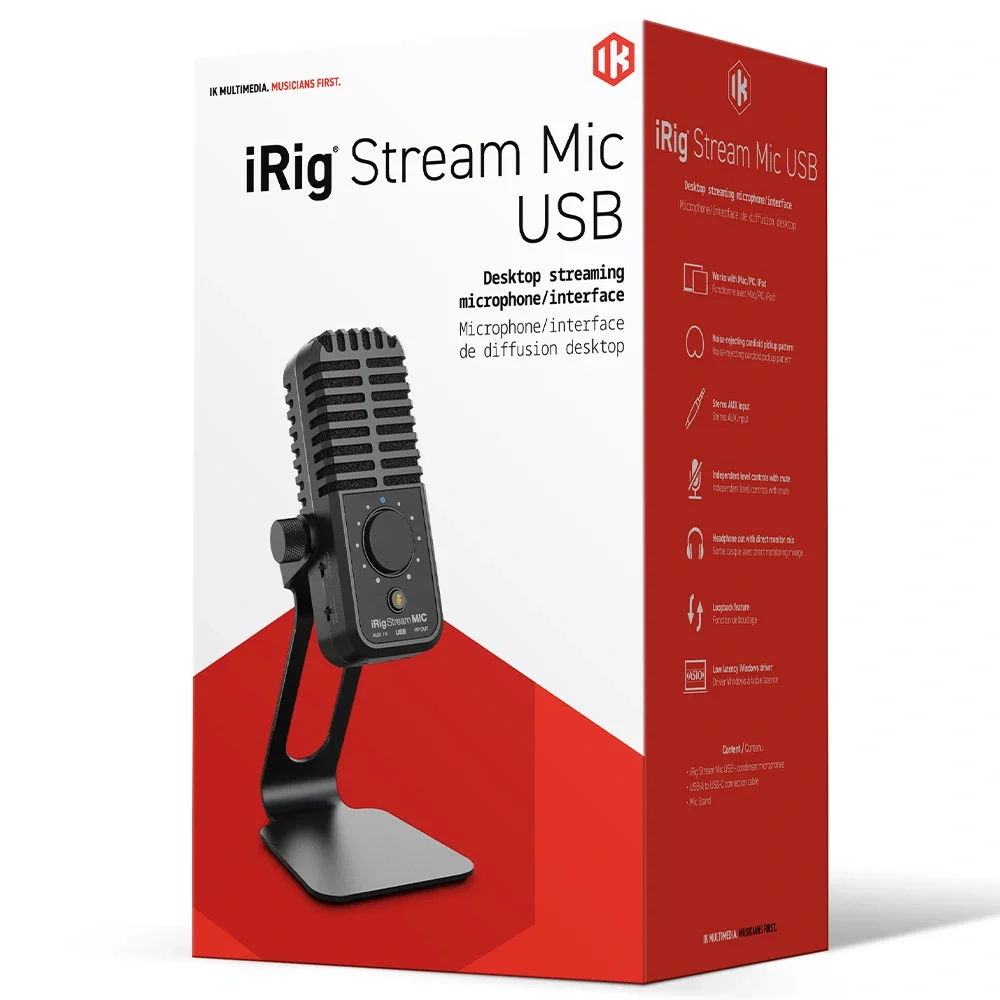 IK MULTIMEDIA IP-IRIG-STRMMICUSB-IN - iRig Stream Mic USB Mikrofon