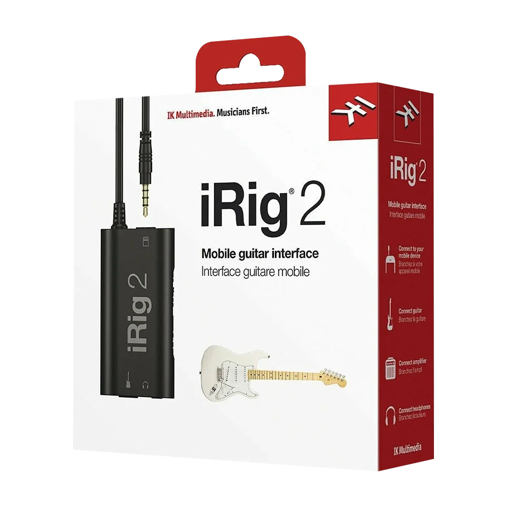 IK Multimedia iRig 2 Elektro&amp; Bas Gitar Ses Kartı (iOS)
