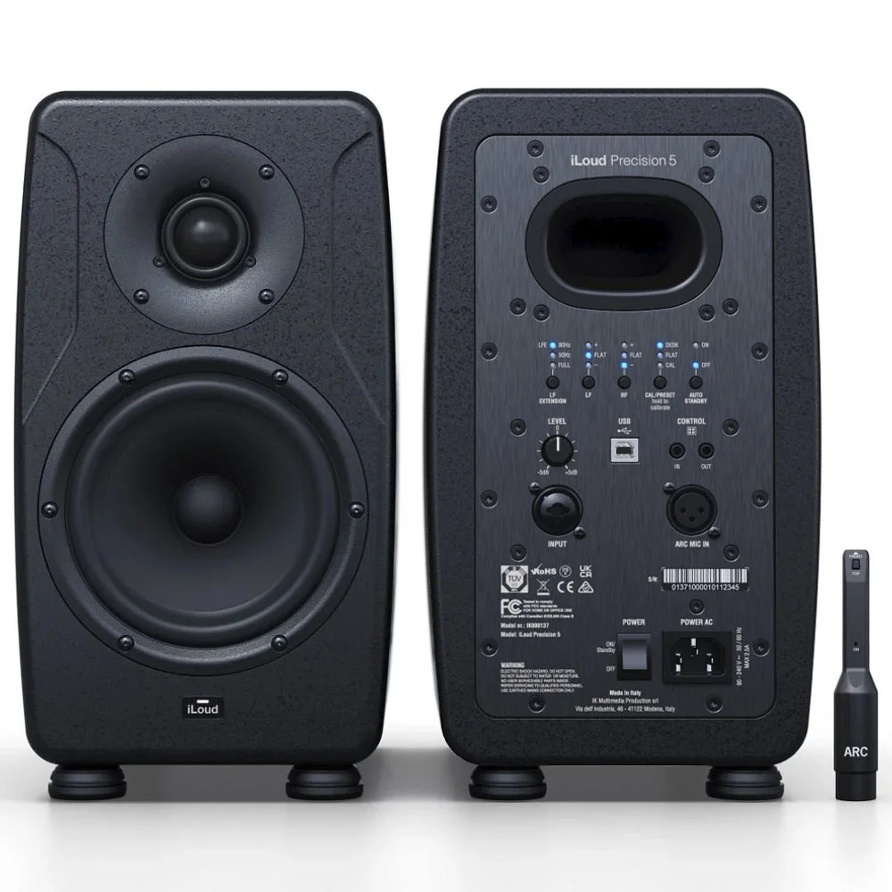 IK Multimedia iLoud Precision 5 Aktif 2 Yollu 135W 5" Stüdyo Monitör(Tek)