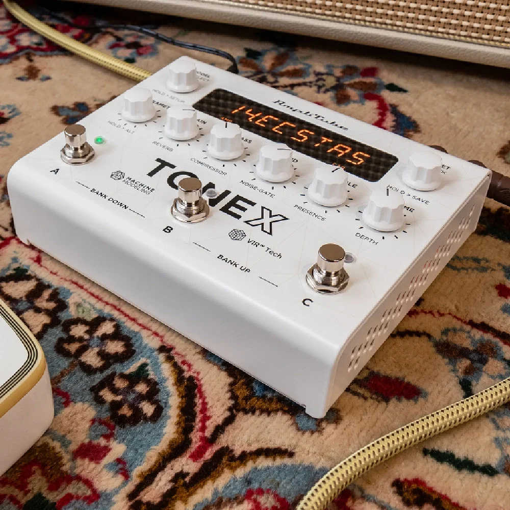 IK Multimedia XG-PEDAL-TONEX-WHITE Limitli Versiyon Beyaz ToneX Pedal