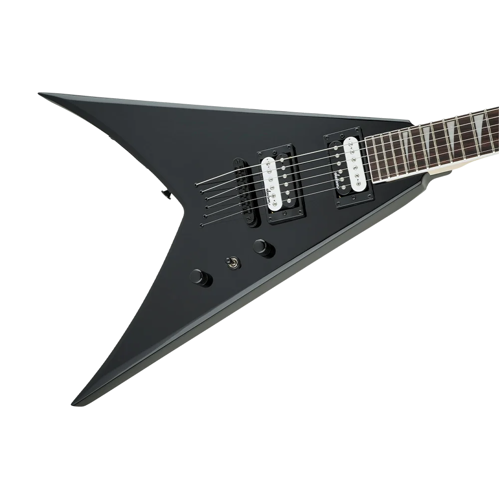 Jackson JS32T King V Sabit Köprü Amaranth Klavye Gloss Black Elektro Gitar