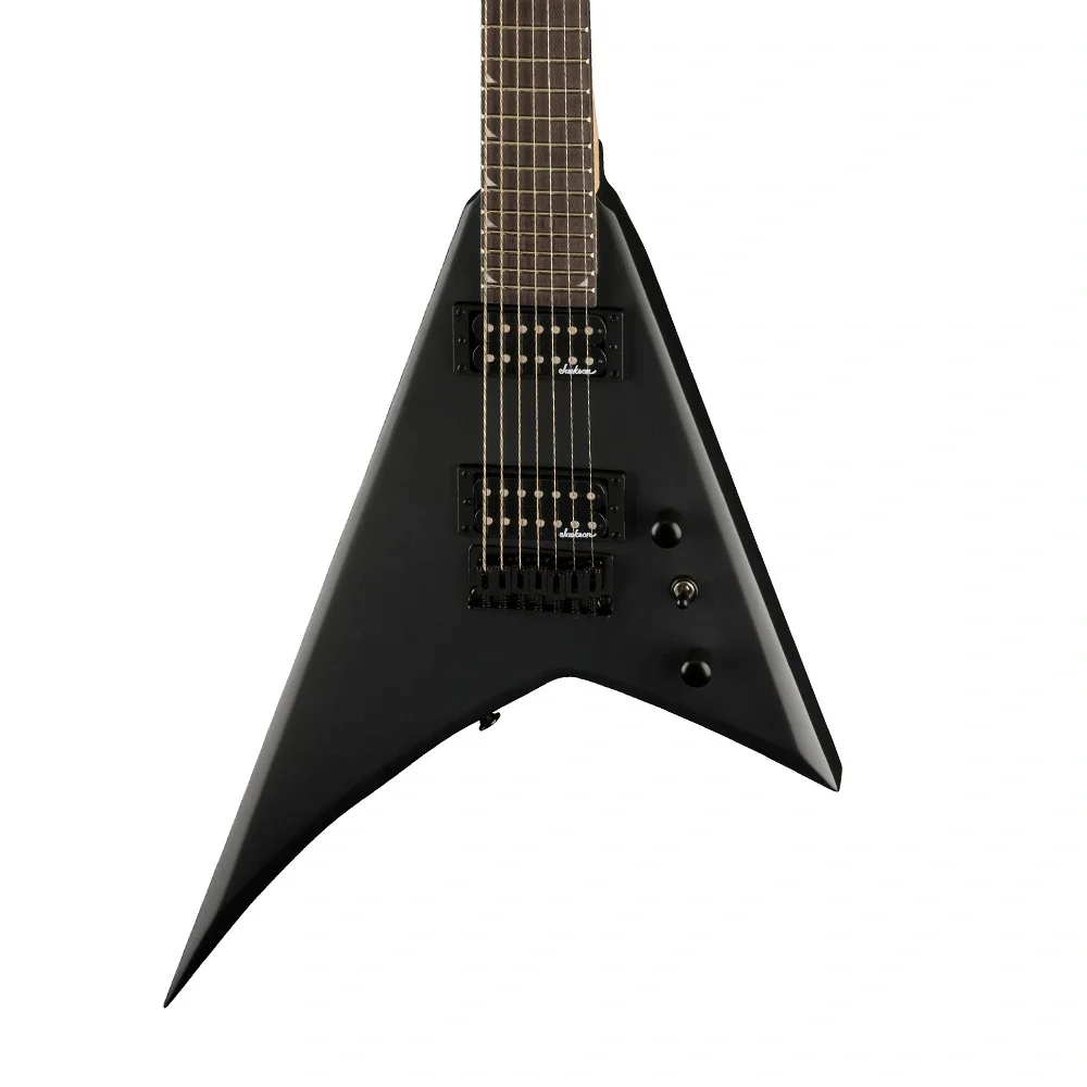 Jackson JS22-7 Rhoads RR HT Amaranth Klavye Satin Black Elektro Gitar