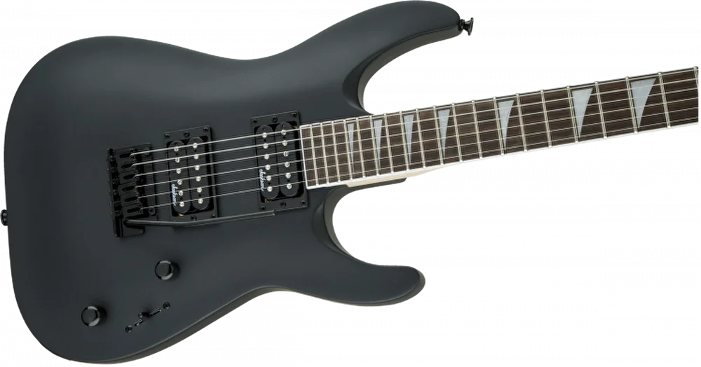 Jackson JS22 Dinky Arch Top 2-Point Tremolo Amaranth Klavye Satin Black Elektro Gitar