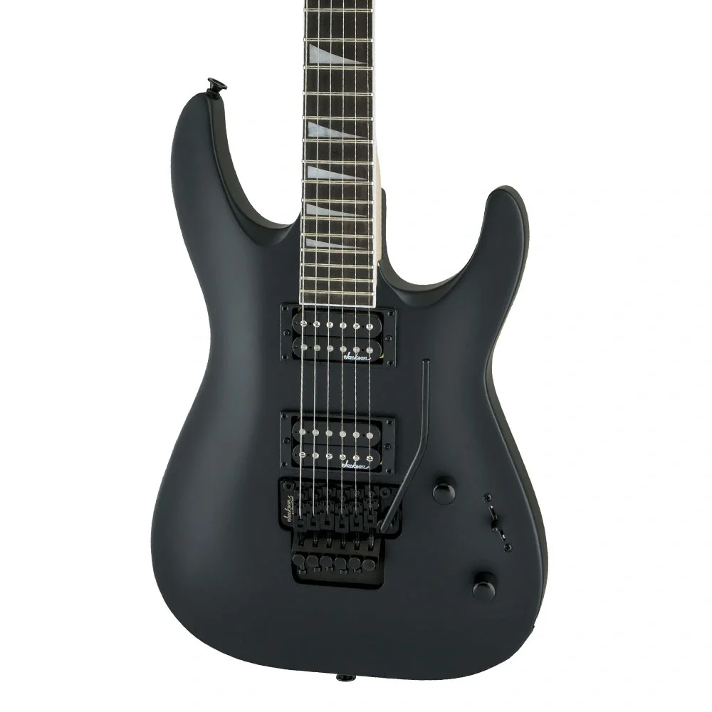 Jackson JS32 Dinky Arch Top Floyd Rose Amaranth Klavye Satin Black Elektro Gitar