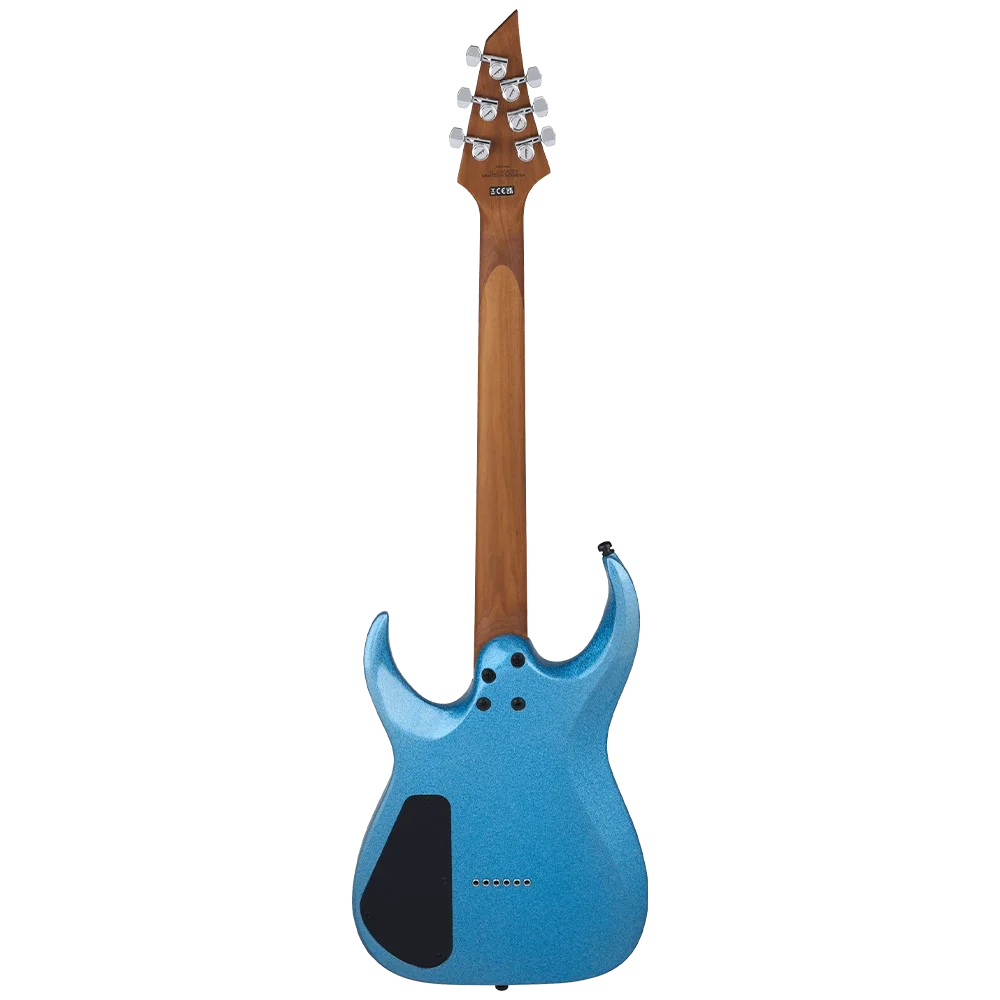 Jackson Pro Misha Mansoor Juggernaut HT6 Abanoz Klavye Blue Sparkle Elektro Gitar