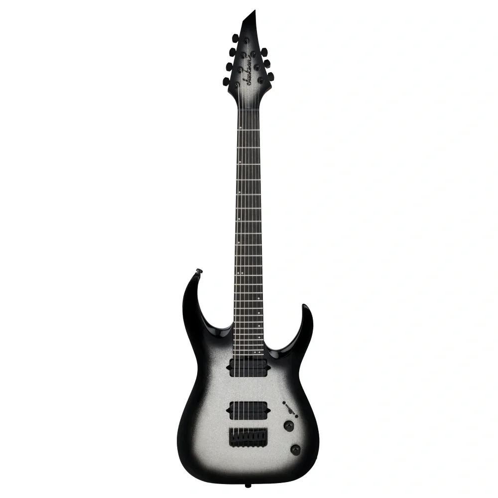 Jackson Pro Plus Misha Mansoor Juggernaut HT7 Abanoz Klavye Silverburst Sparkle w/bag 7 Telli Elektro Gitar