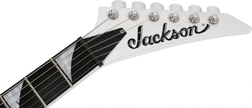 Jackson Pro Serisi King V KVTMG Abanoz Klavye Snow White Elektro Gitar