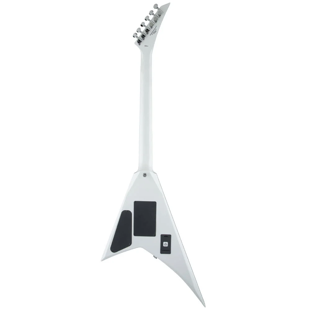 Jackson X Serisi Rhoads RRX24 Akçaağaç Klavye Snow White with Black Pinstripes Elektro Gitar