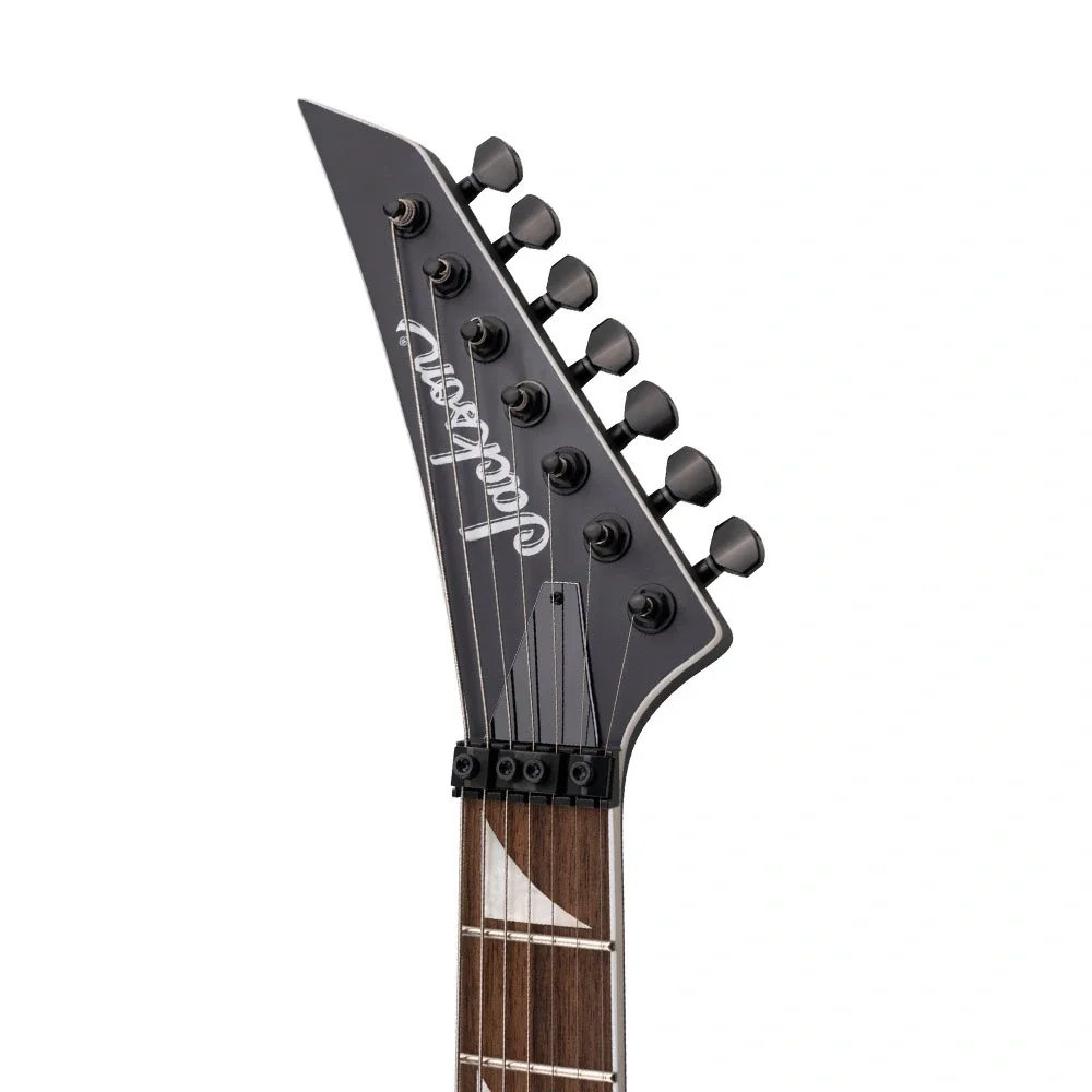 Jackson X Serisi Rhoads RRX24-MG7 Laurel Klavye Satin Black with Primer Gray Bevels 7 Telli Elektro Gitar