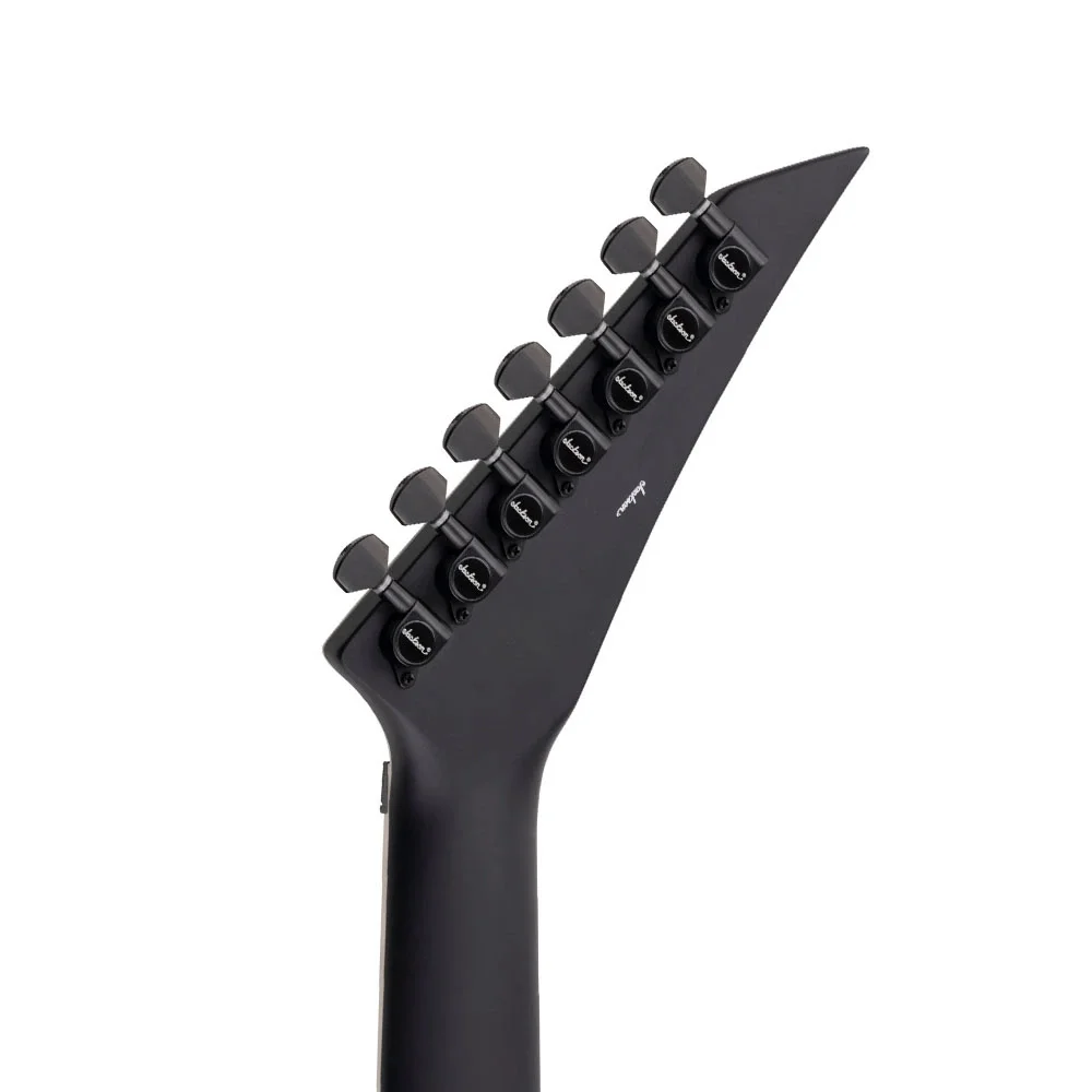 Jackson X Serisi Rhoads RRX24-MG7 Laurel Klavye Satin Black with Primer Gray Bevels 7 Telli Elektro Gitar