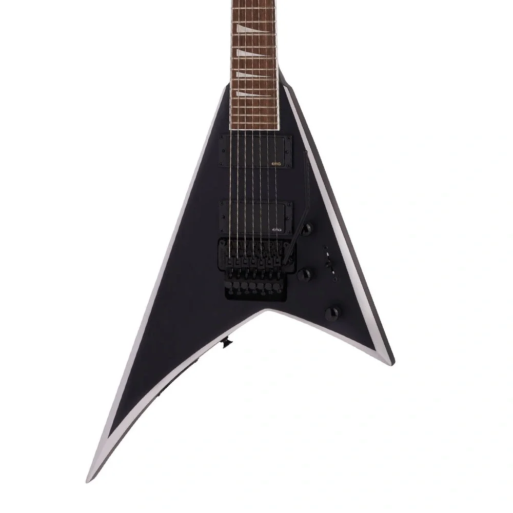 Jackson X Serisi Rhoads RRX24-MG7 Laurel Klavye Satin Black with Primer Gray Bevels 7 Telli Elektro Gitar