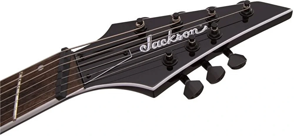 Jackson X Series Soloist Arch Top SLATX7Q MS Laurel Klavye Multi-Scale Transparent Blue Burst Elektro Gitar