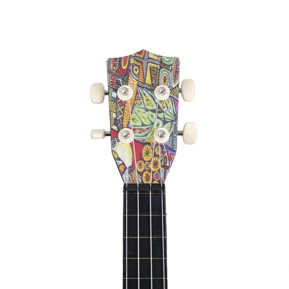 Karin Kuş Desenli Soprano Ukulele