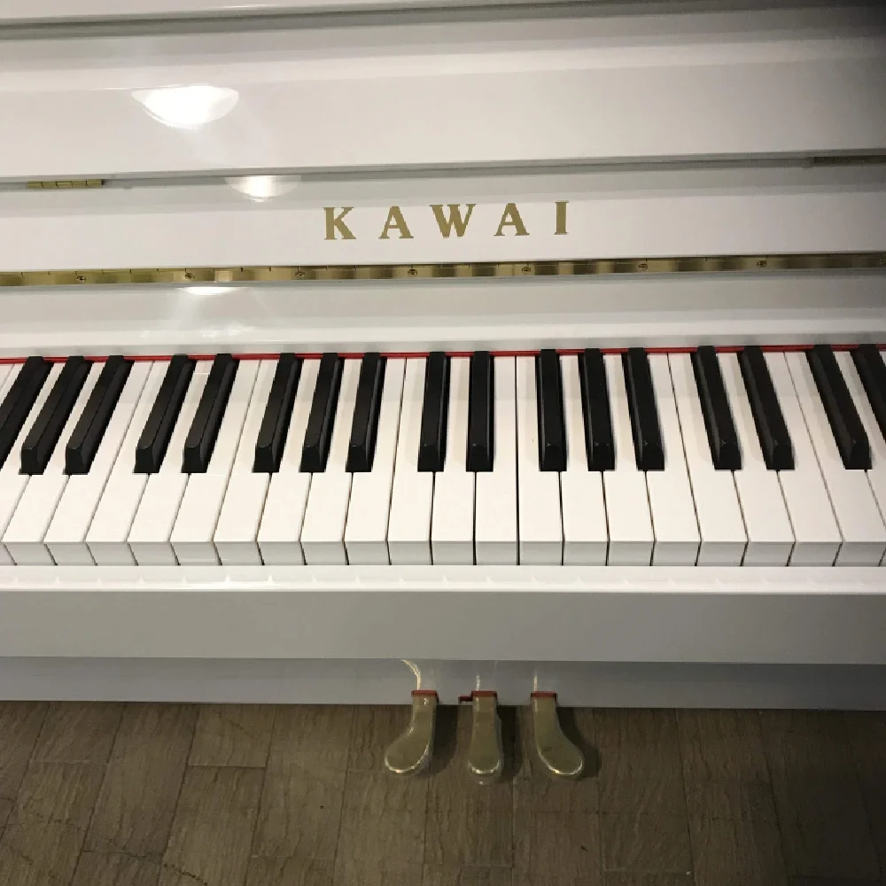 KAWAI K-15E WH/P Parlak Beyaz 110 CM Duvar Piyanosu