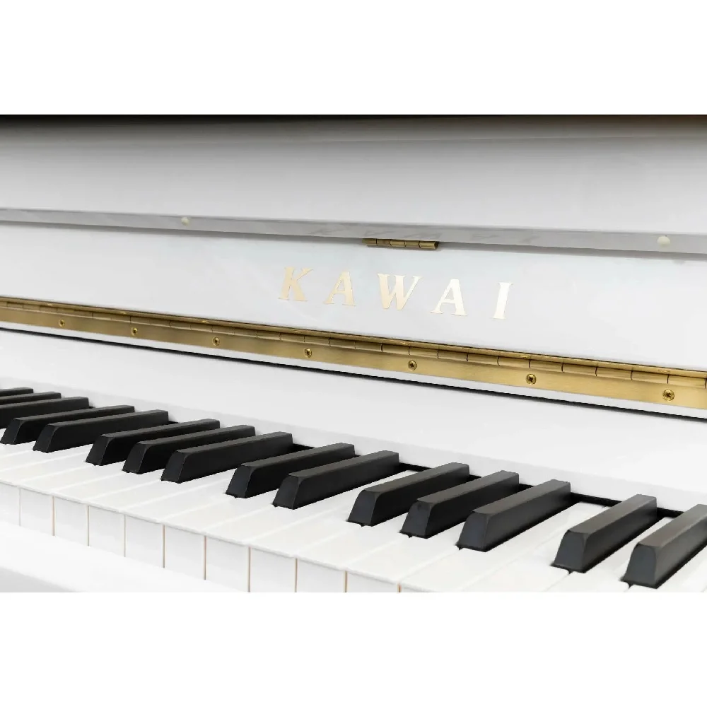 KAWAI K-200 ATX4 WH/P Parlak Beyaz 114 CM Silent Duvar Piyanosu