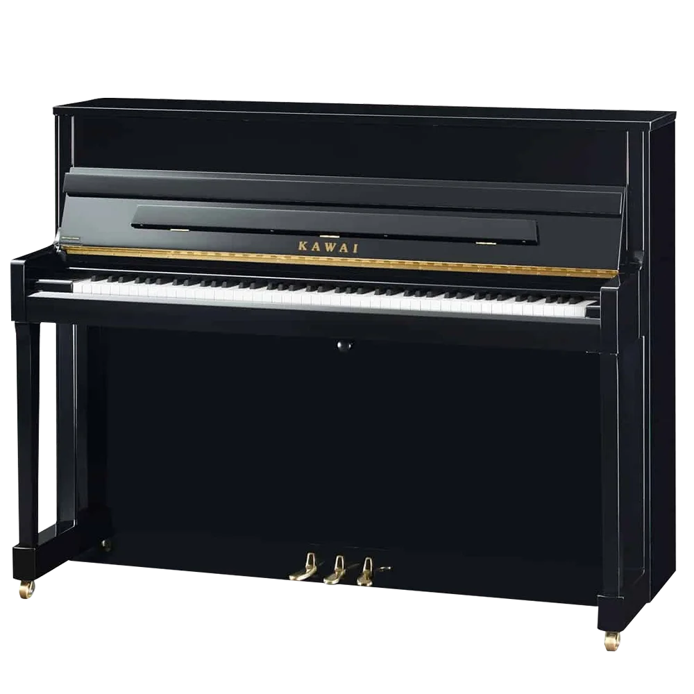 KAWAI K-200 M/PEP Parlak Siyah 114 CM Duvar Piyanosu