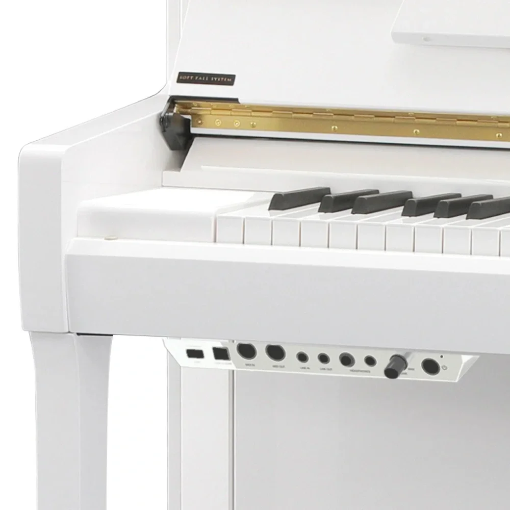 KAWAI K-300 AR2 WH/P AURES / 122 cm Hibrit Parlak Beyaz Duvar Piyanosu