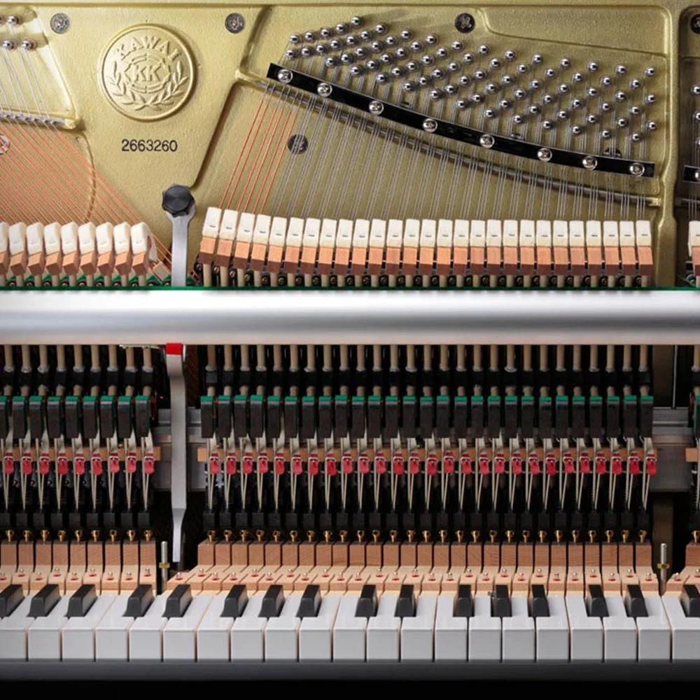 KAWAI K-300(J) MH/MP Parlak Maun 122 CM Duvar Piyanosu - Japon Üretimi
