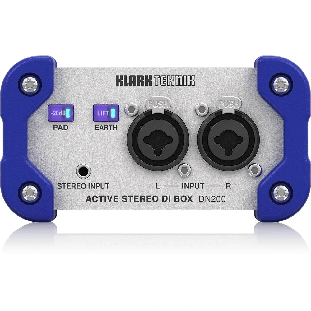 Klark Teknik DN200-V2 2 Kanal Stereo Aktif Di-Box