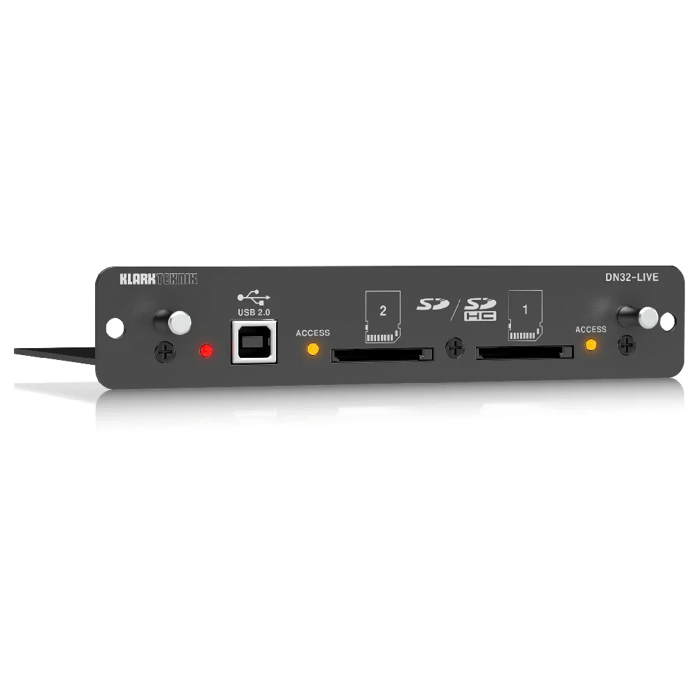KLARK TEKNIK DN32-LIVE SD/SDHC Ve USB 2.0 Genişleme Modülü