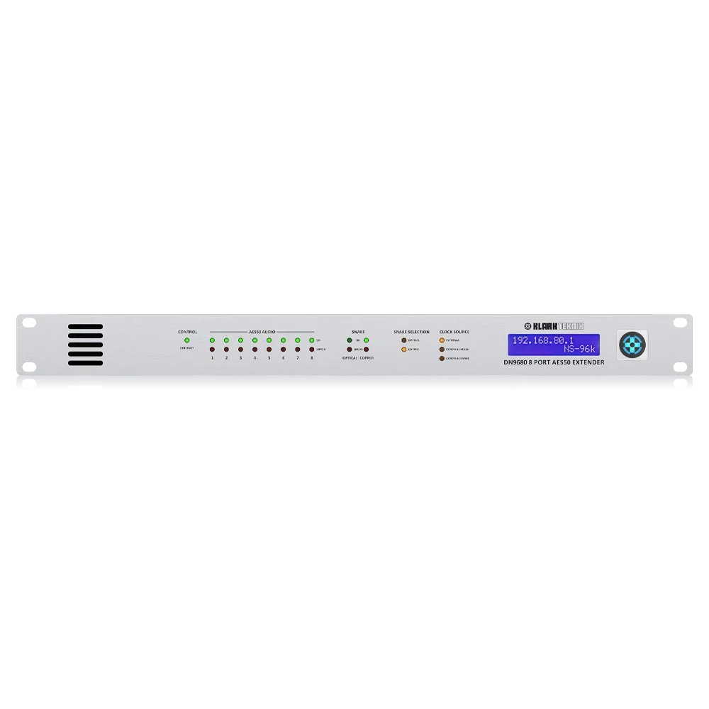 KLARK TEKNIK DN9680 8 Port AES50 Extender Ve Multiplexer (1000 Metreye Kadar)
