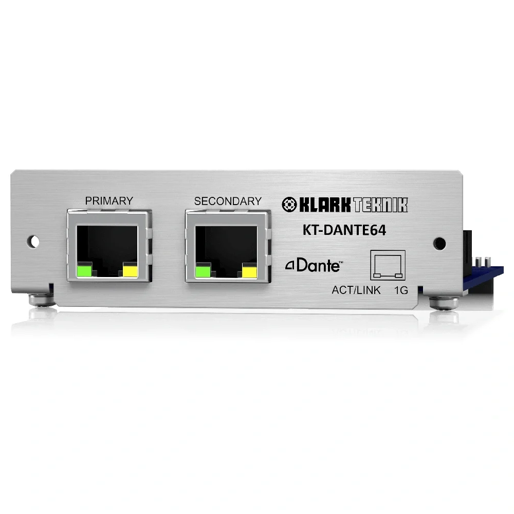 Klark Teknik KT-DANTE64 Audinate Dante Network Modül
