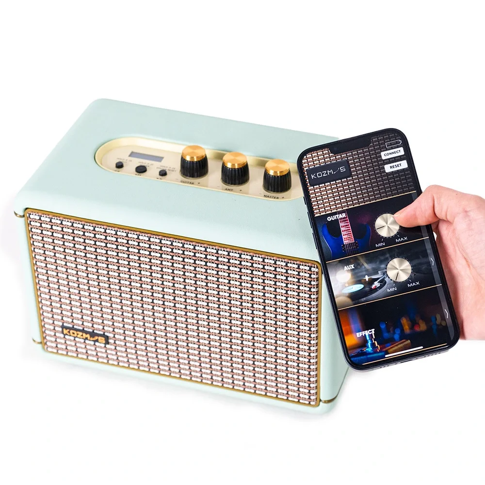 Kozmos Blaze-30LG Uygulama ile Kontrol Edilebilen Elektro Gitar Amfisi ve Bluetooth Hoparlör