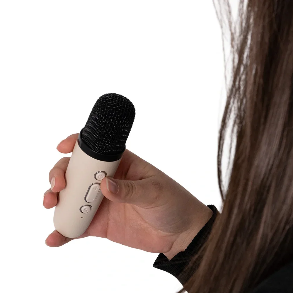 KOZMOS Karaoke Mikrofonlu Kahverengi Çocuk Hoparlörü