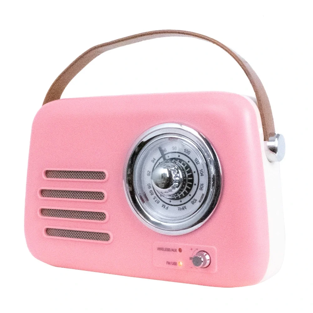 KOZMOS FB-R303-PK Retro Radyo ve Bluetooth Hoparlör