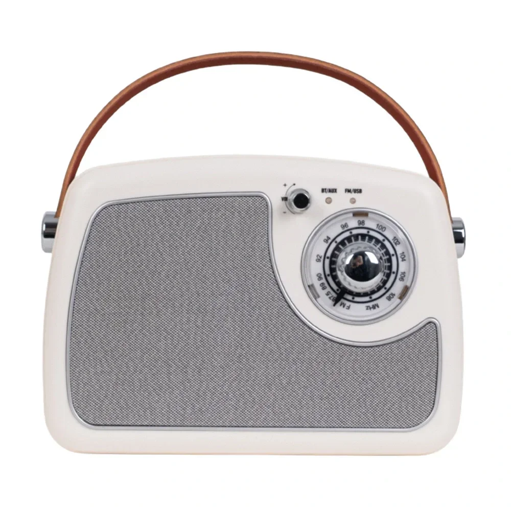 KOZMOS FB-R902-CREAM Retro Radyo ve Bluetooth Hoparlör