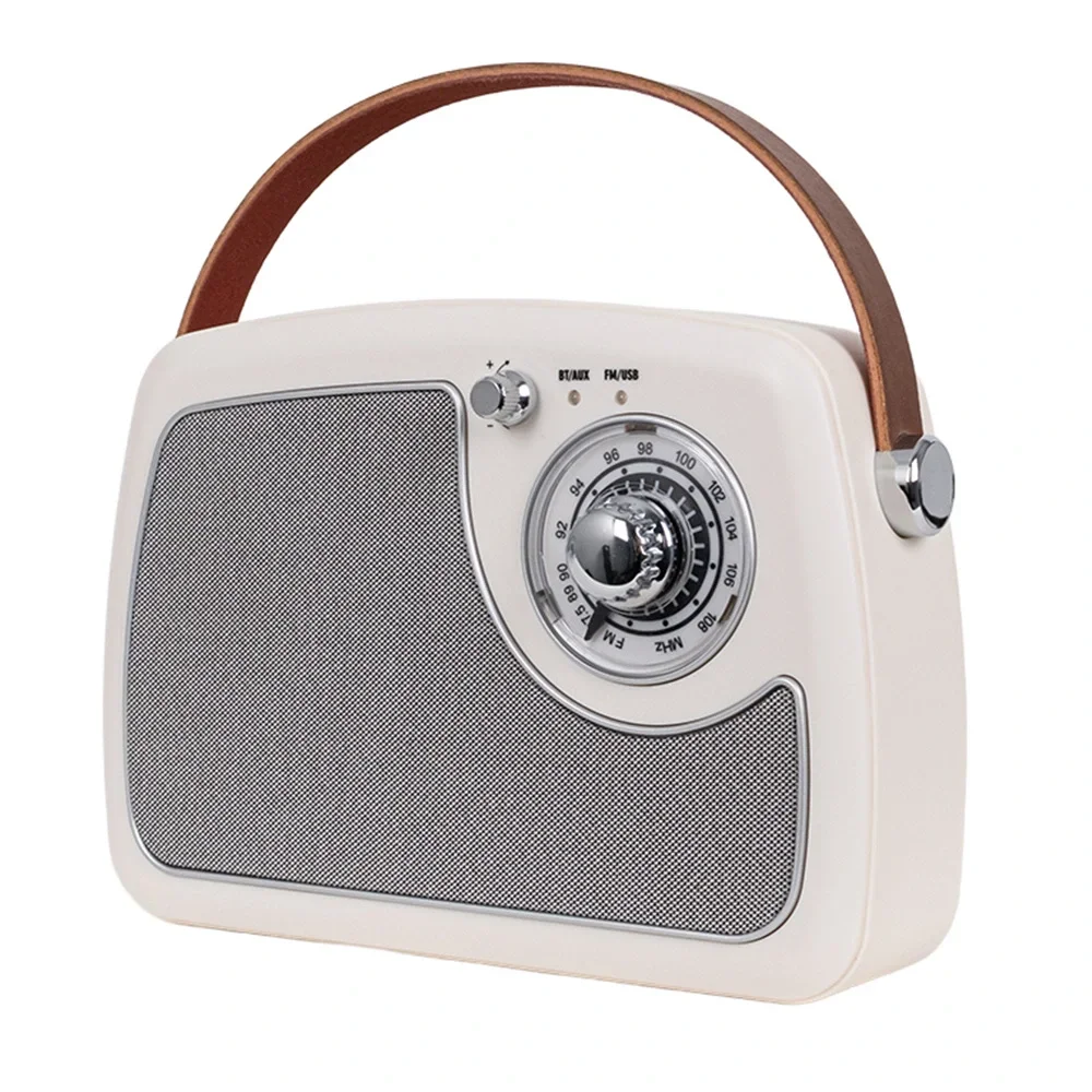 KOZMOS FB-R902-CREAM Retro Radyo ve Bluetooth Hoparlör