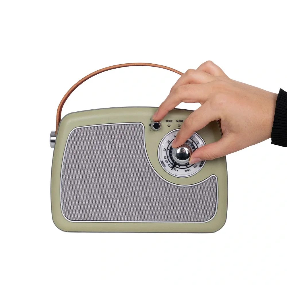 KOZMOS FB-R902-GREEN Retro Radyo ve Bluetooth Hoparlör
