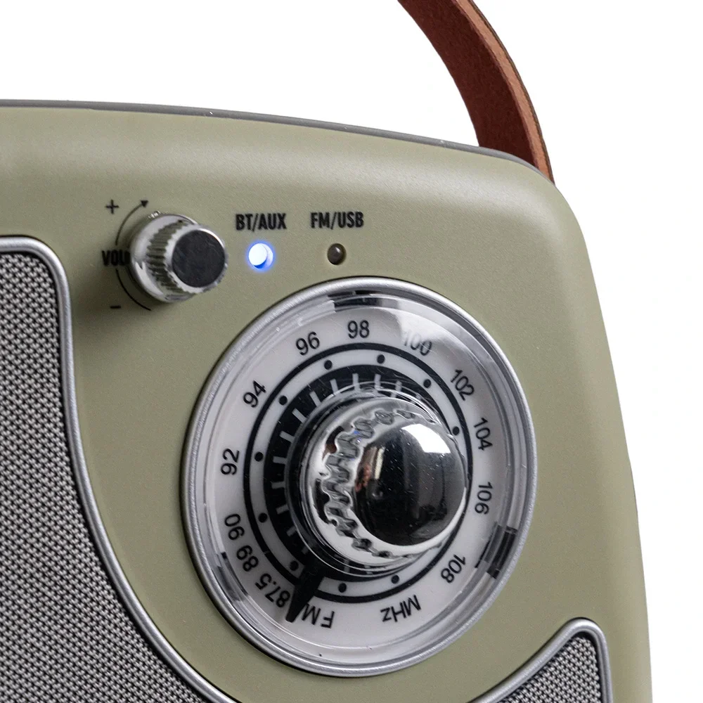 KOZMOS FB-R902-GREEN Retro Radyo ve Bluetooth Hoparlör