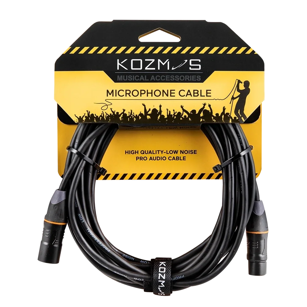 Kozmos KCL-020-6M XLR-XLR 6M Mikrofon Kablosu
