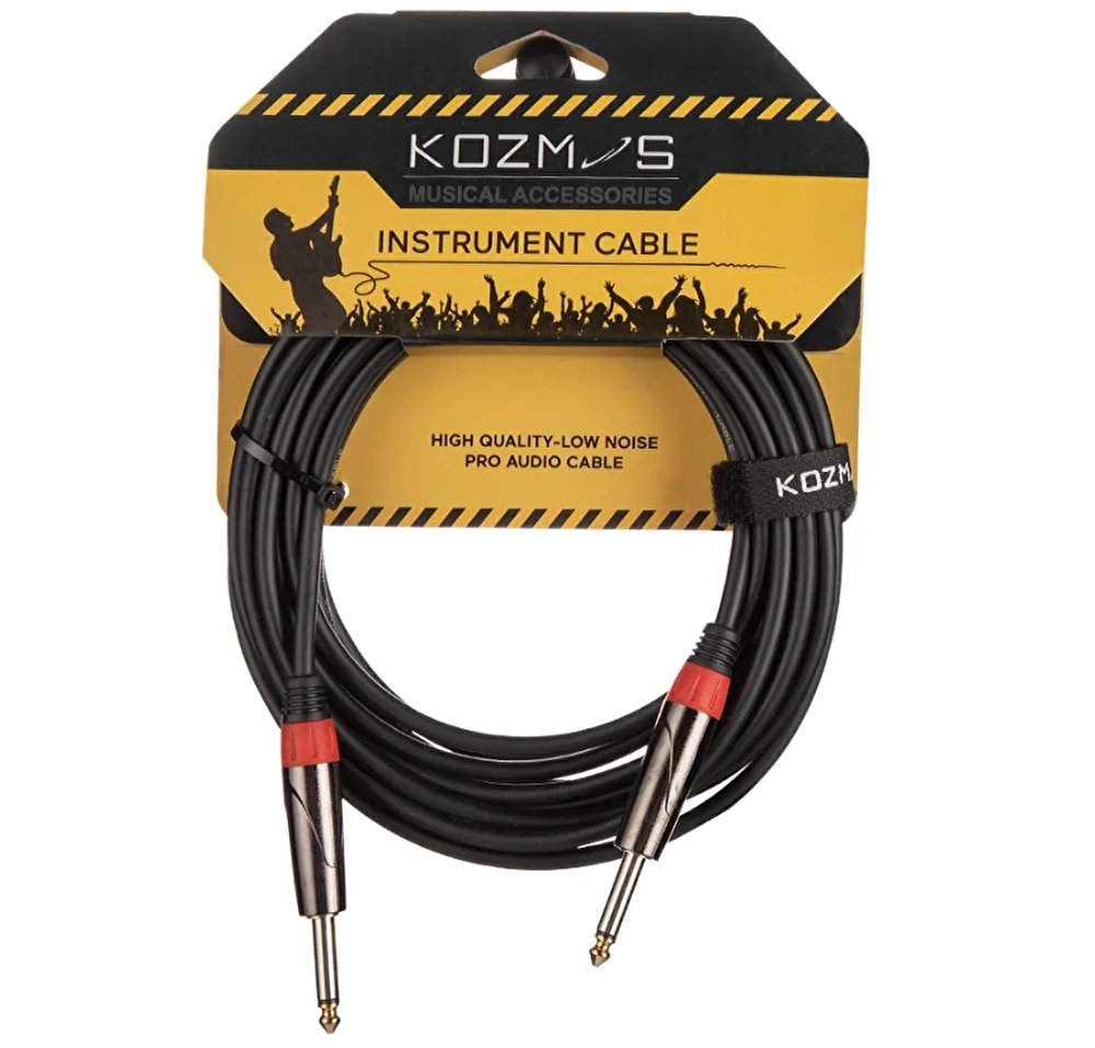 Kozmos KCL-021J-6M Non-Noise 6mt Enstrüman Kablosu