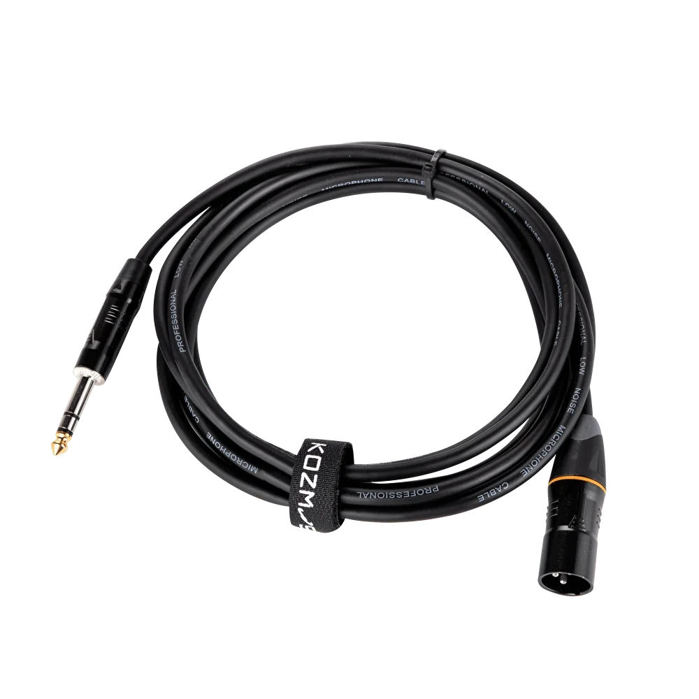 Kozmos KCL-061-3M XLR-TRS 6,35mm Stereo 3mt Kablo