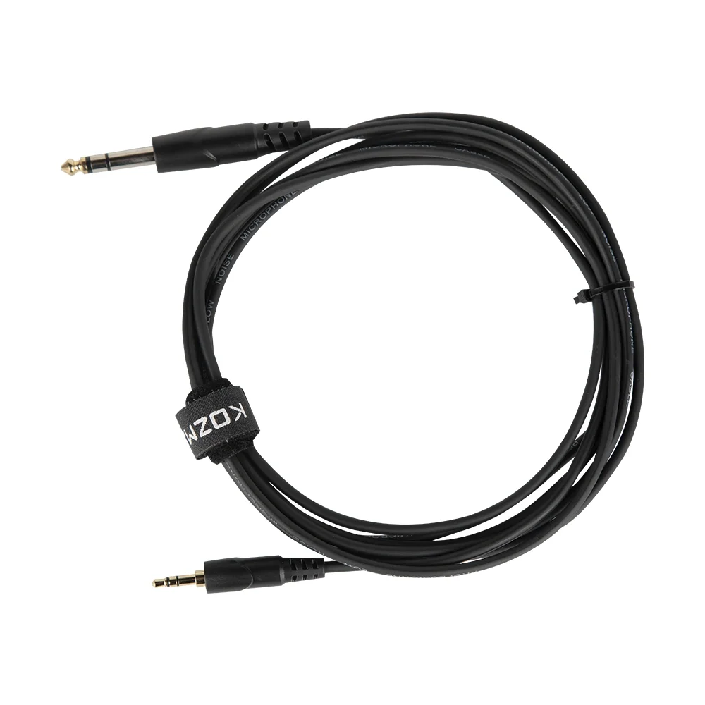 Kozmos KCL-231-3M / 3.5 mm TRS (E) <-> 1/4" TRS (E) Stereo 3 Mt