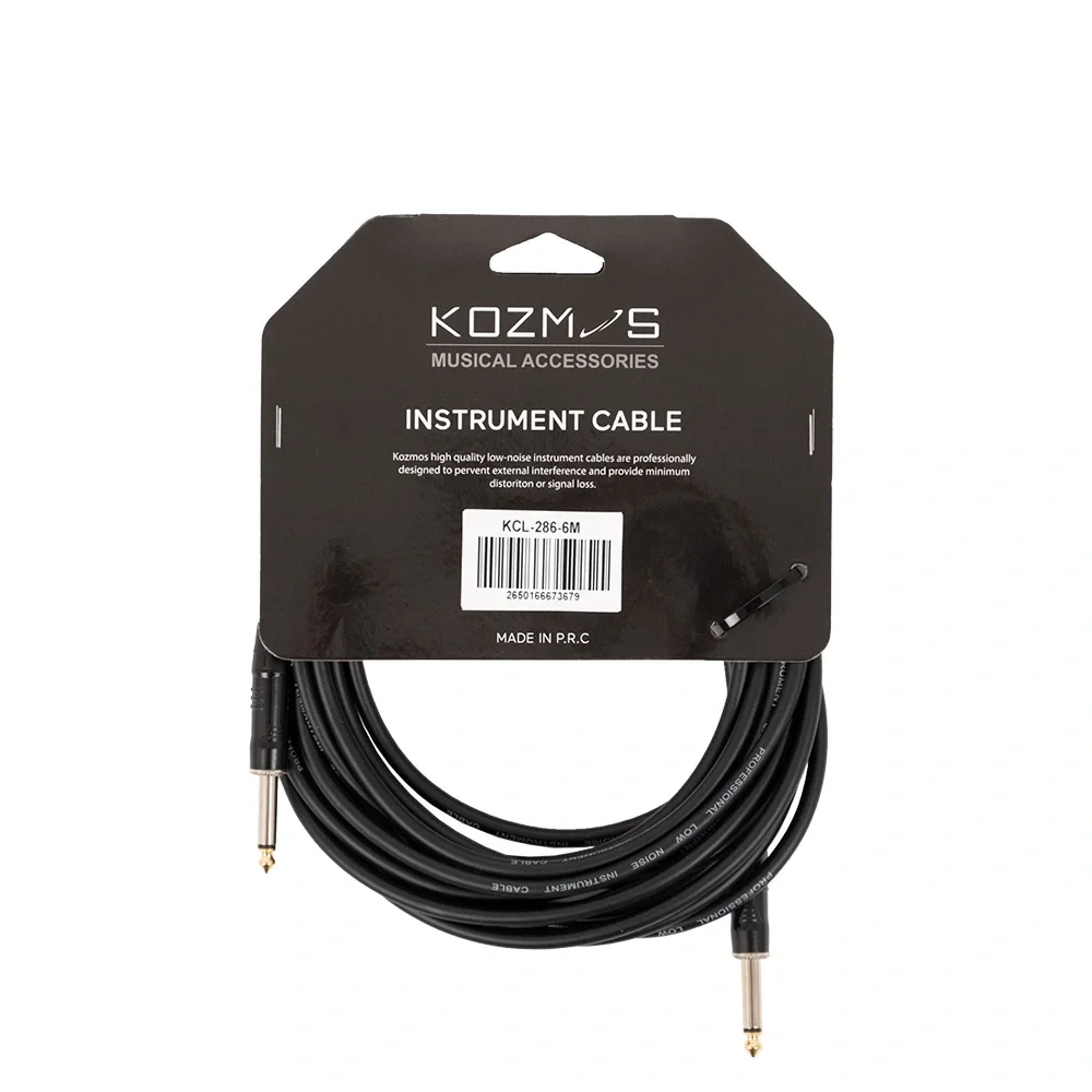 Kozmos KCL-286-6M Mono 6.35mm 6M Kablo