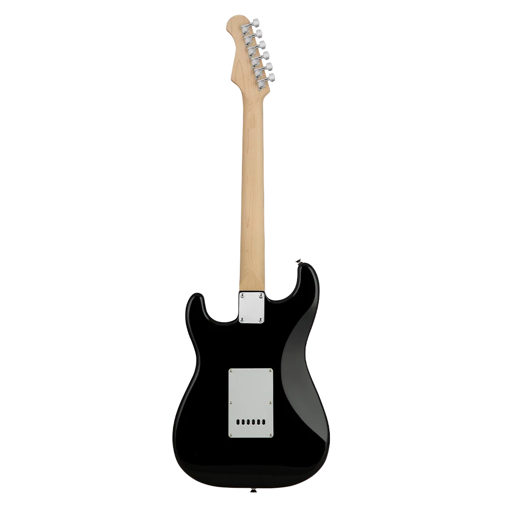 KOZMOS KGP-STG20/BK Siyah Yeni Başlayanlar için Elektro Gitar Seti, ( Gitar + Amfi + Akort + kılıf )