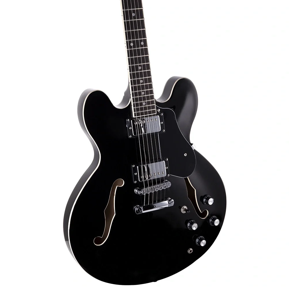 Kozmos KHB-JZ1000-BK Hollow Body Siyah Elektro Gitar
