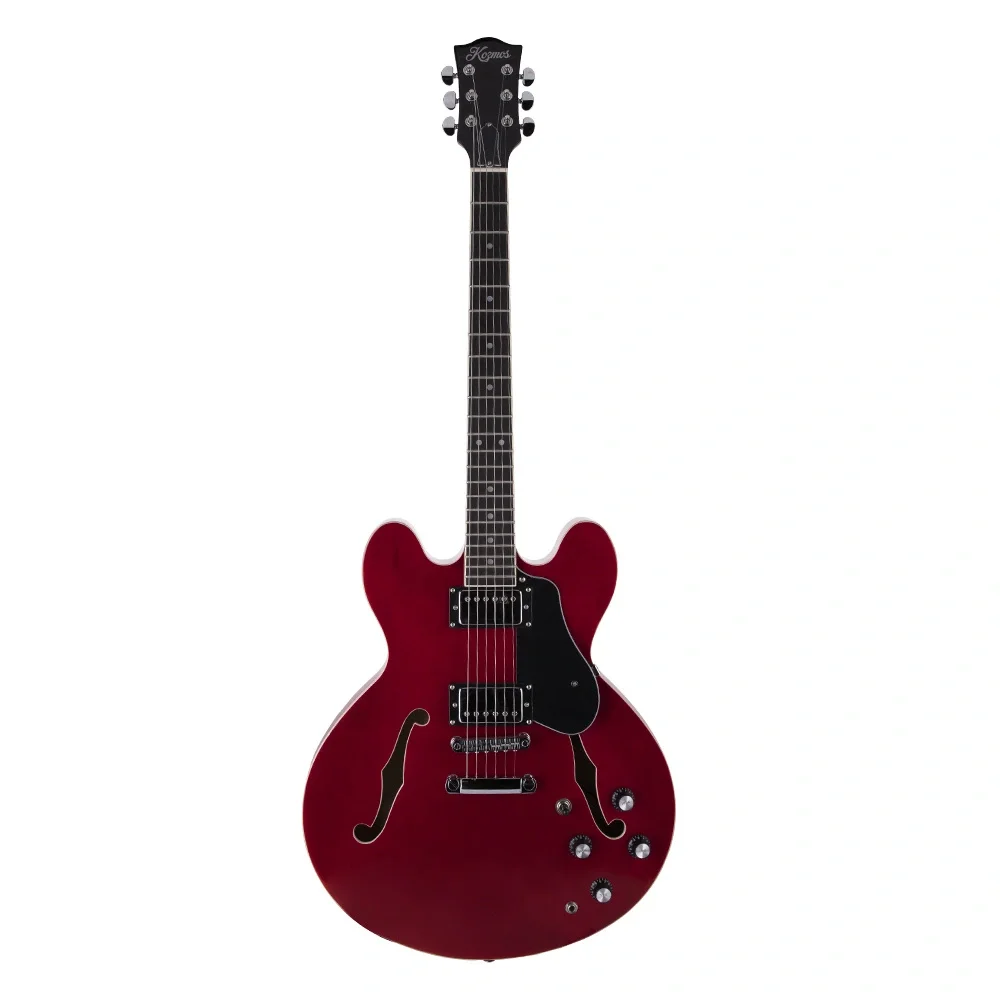 Kozmos KHB-JZ1000-CH Hollow Body Kırmızı Elektro Gitar