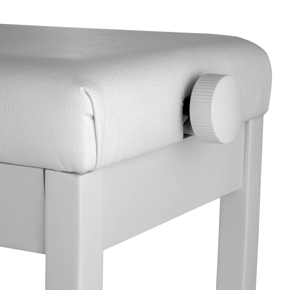 KOZMOS KPB-120WH / Ayarlı Piyano Taburesi (Beyaz)