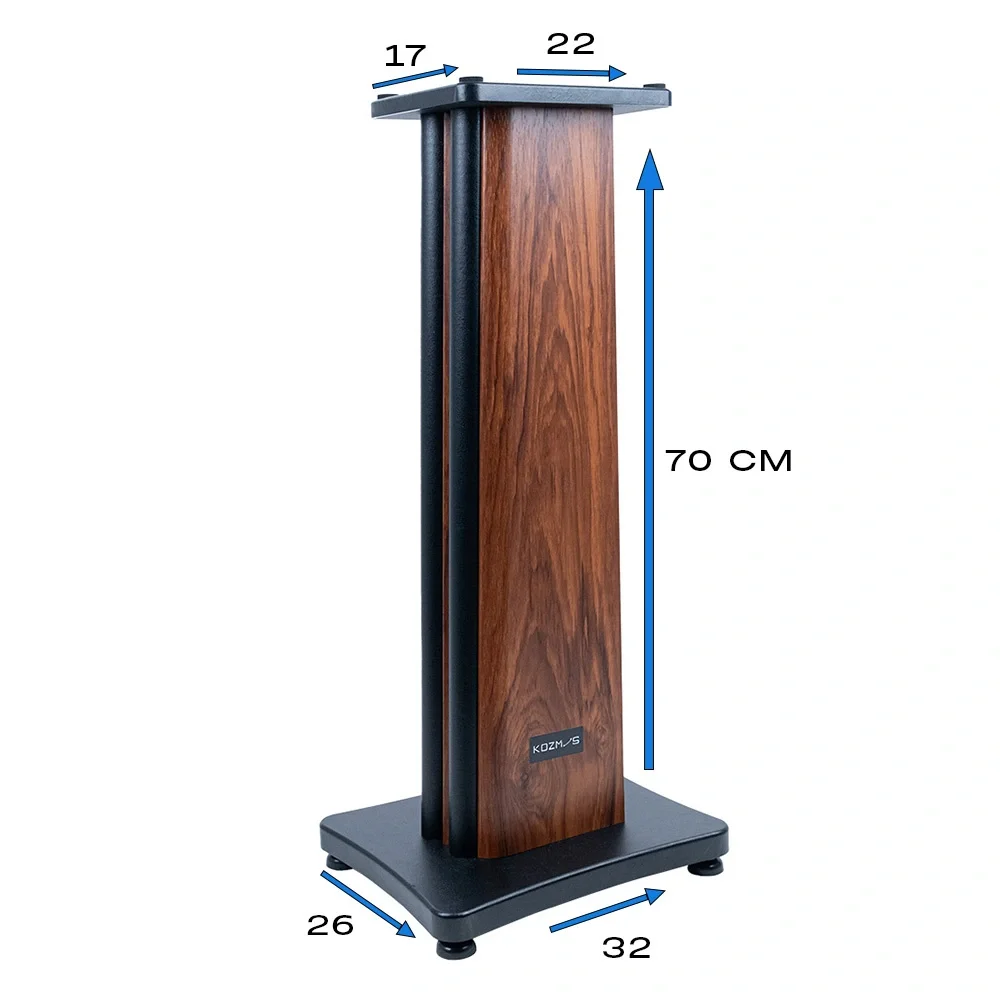 KOZMOS KS-SS418R Ahşap Hi-Fi Hoparlör Standı - Gülağacı