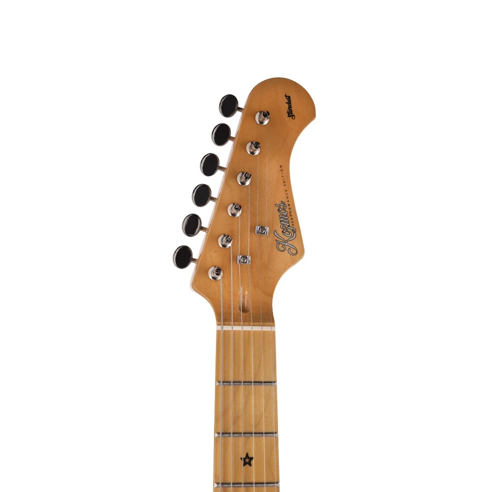 Kozmos KST-57RS-GMN-VWH 57 HSS Akçaağaç Klavye Beyaz Renk Elektro Gitar